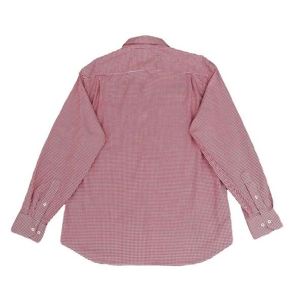 🔃Southern Tide Men’s Red Plaid Long Sleeve Button Down Dress Shirt - Picture 2 of 7